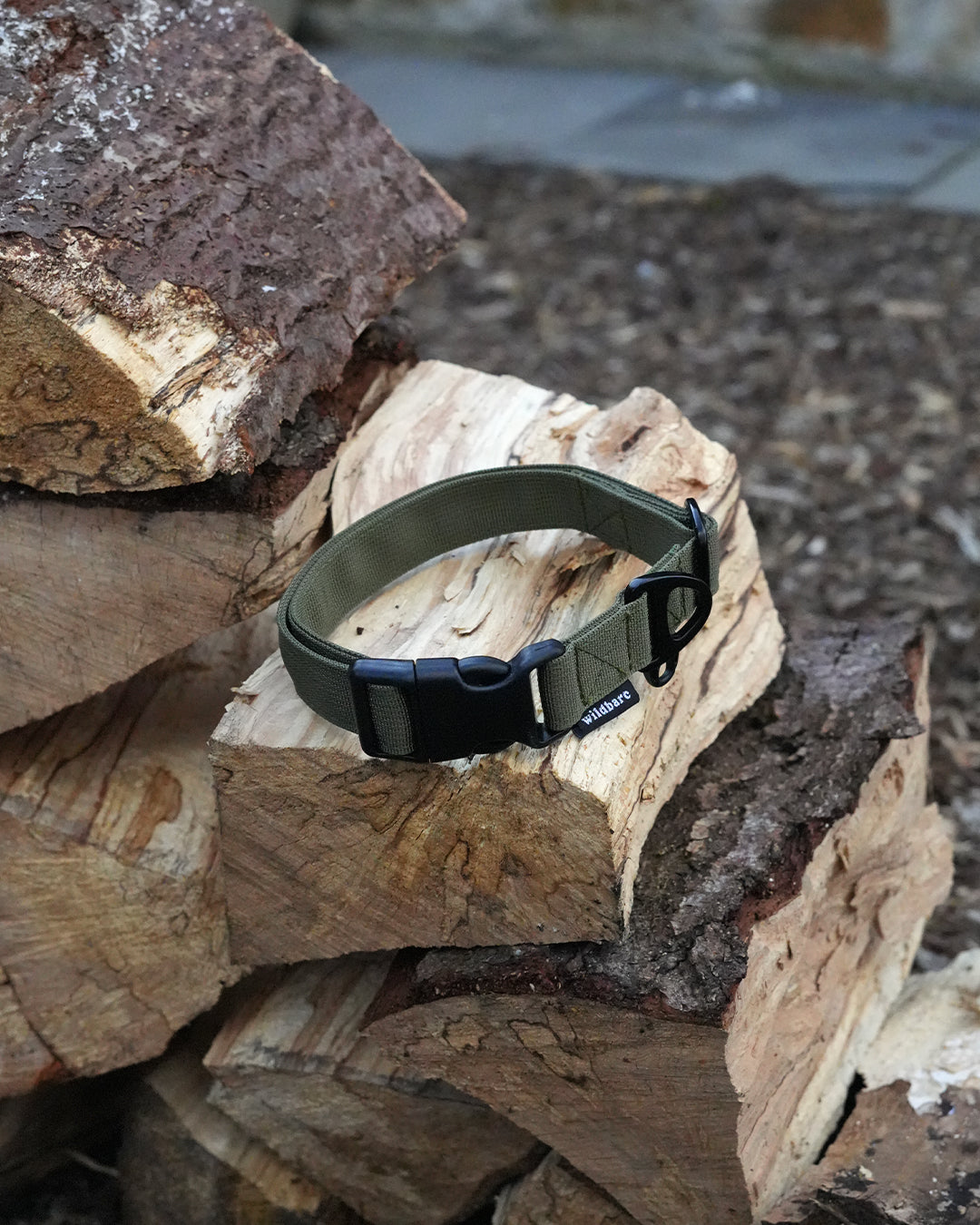 Army Green Waterproof Dog Collar