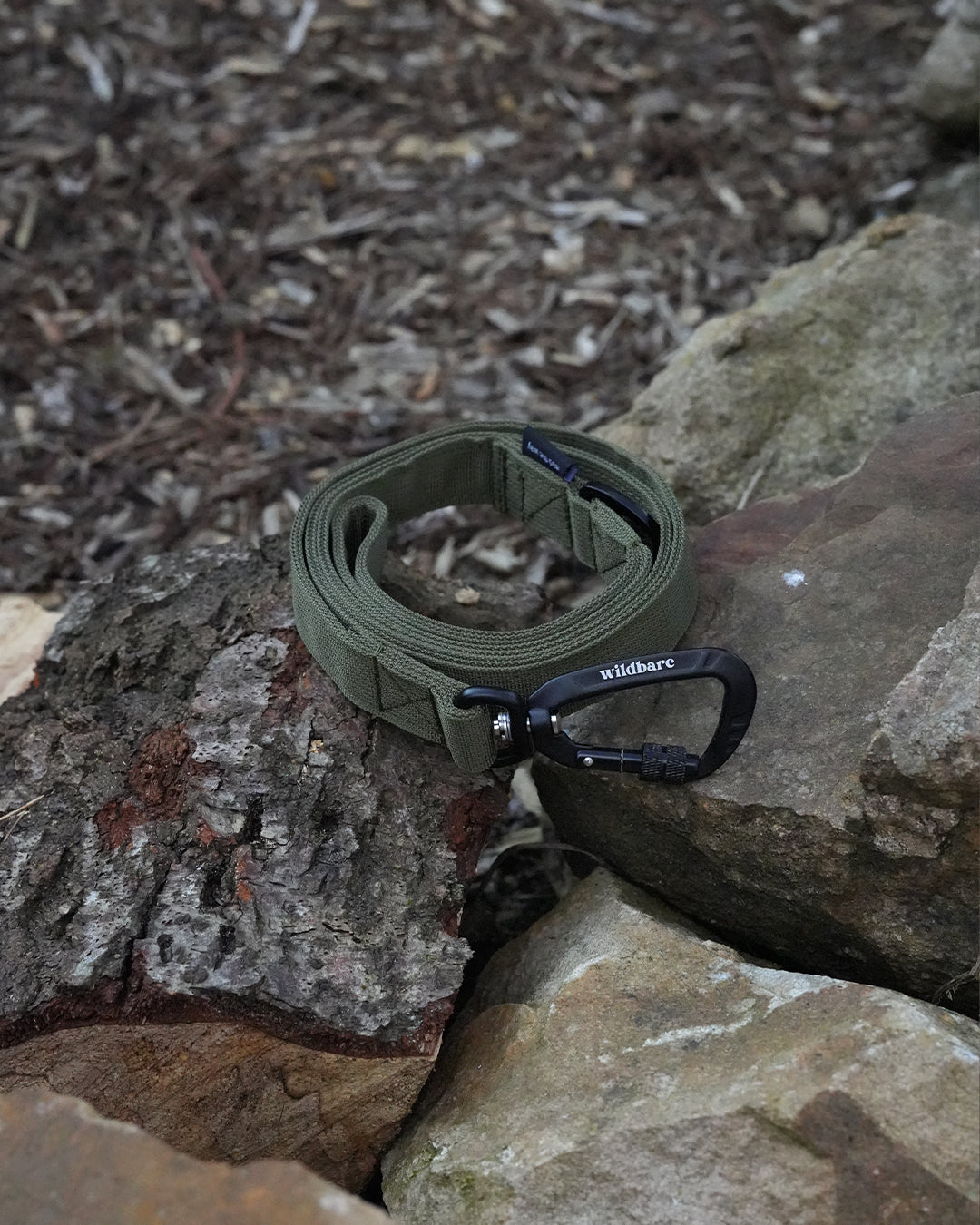 Army Green Waterproof Dog Lead