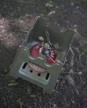 Folding Titanium Wood Stove