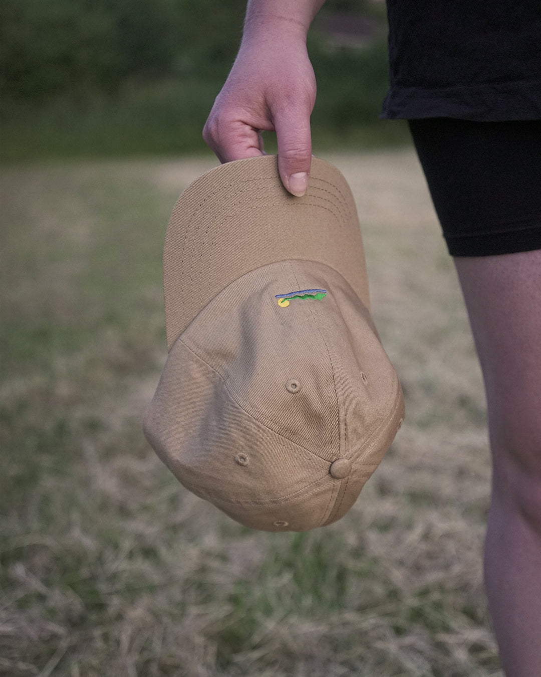 Castaway 6-Panel Unisex Cap: Stone