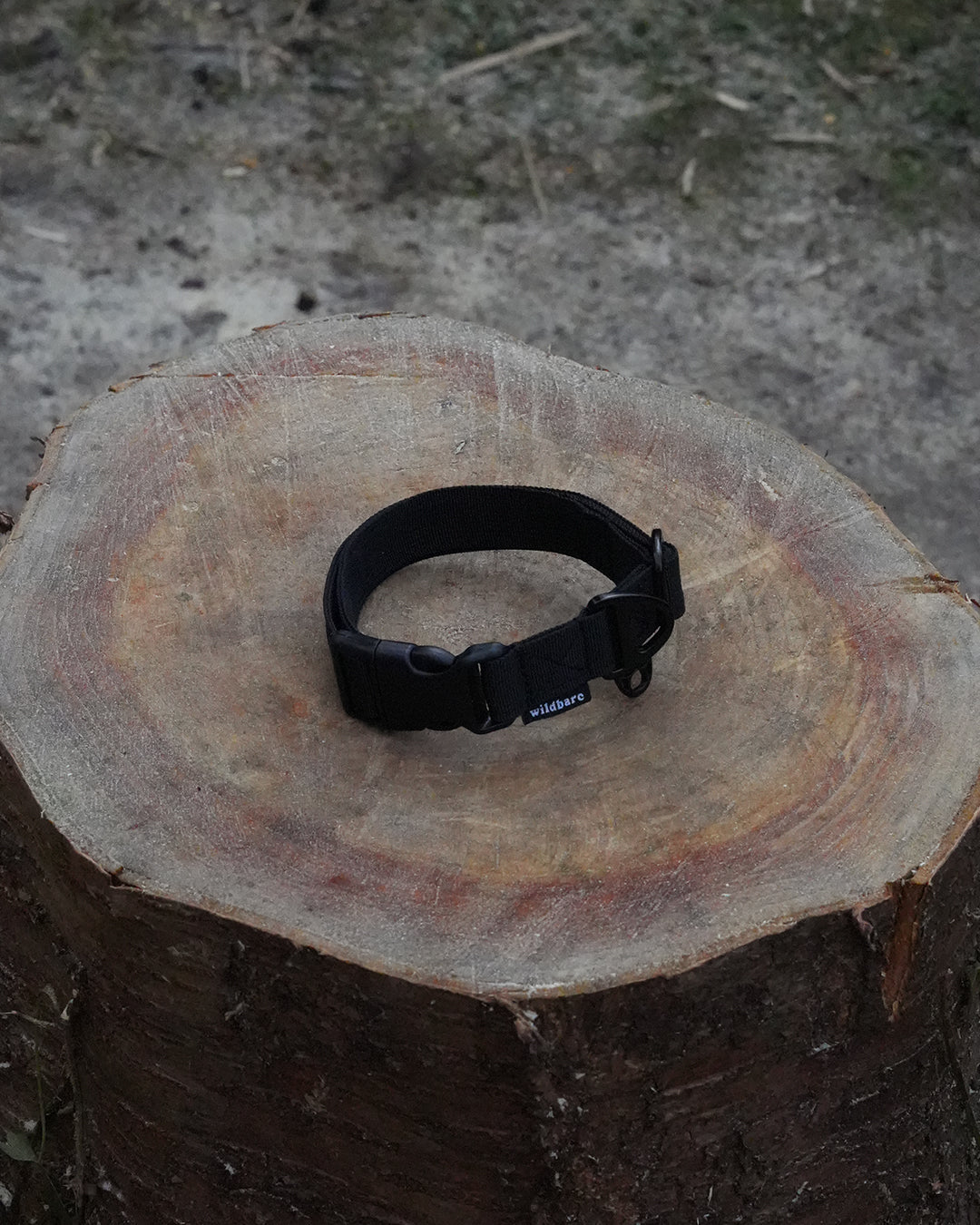 Black Waterproof Dog Collar