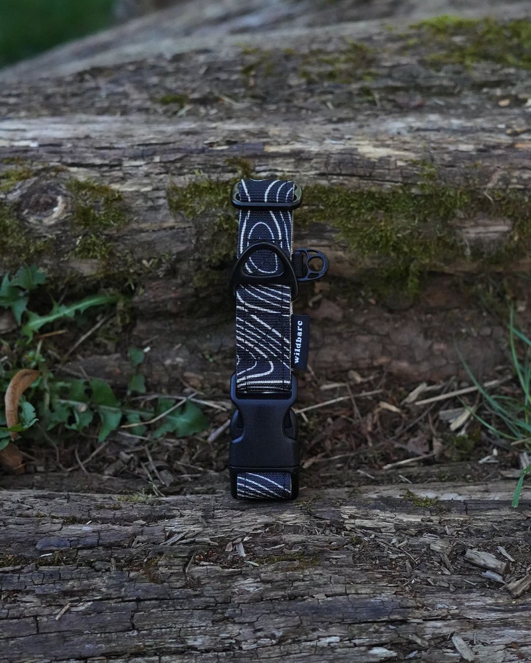 Topo Black Waterproof Dog Collar