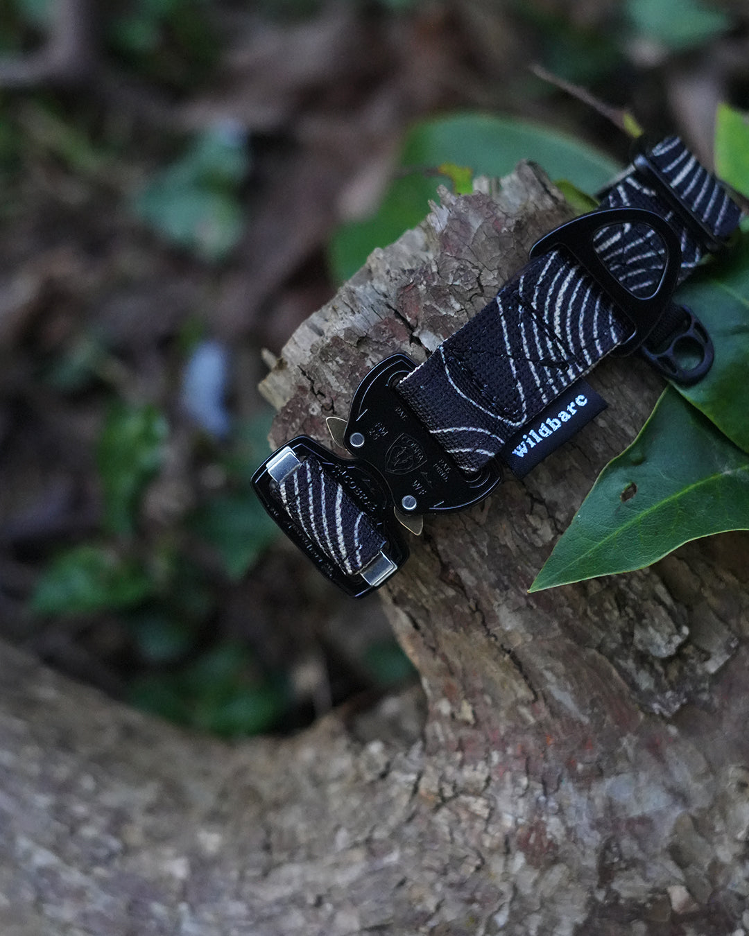 Topo Black Waterproof Dog Collar