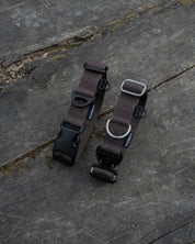 Dark Brown Waterproof Dog Collar