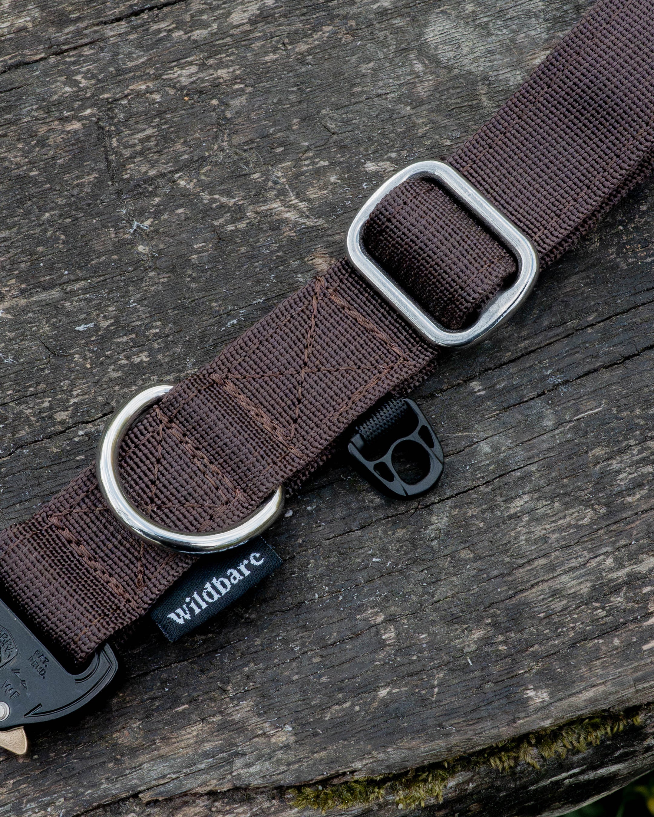 Dark Brown Waterproof Dog Collar