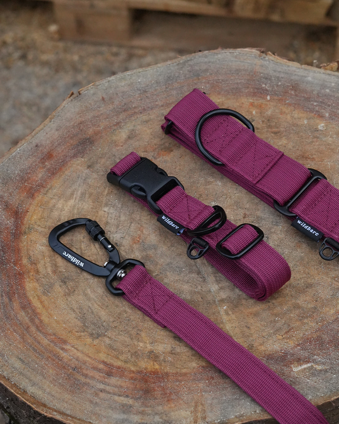 Burgundy Waterproof Dog Lead
