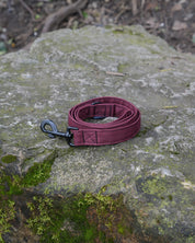 Burgundy Canvas Lead