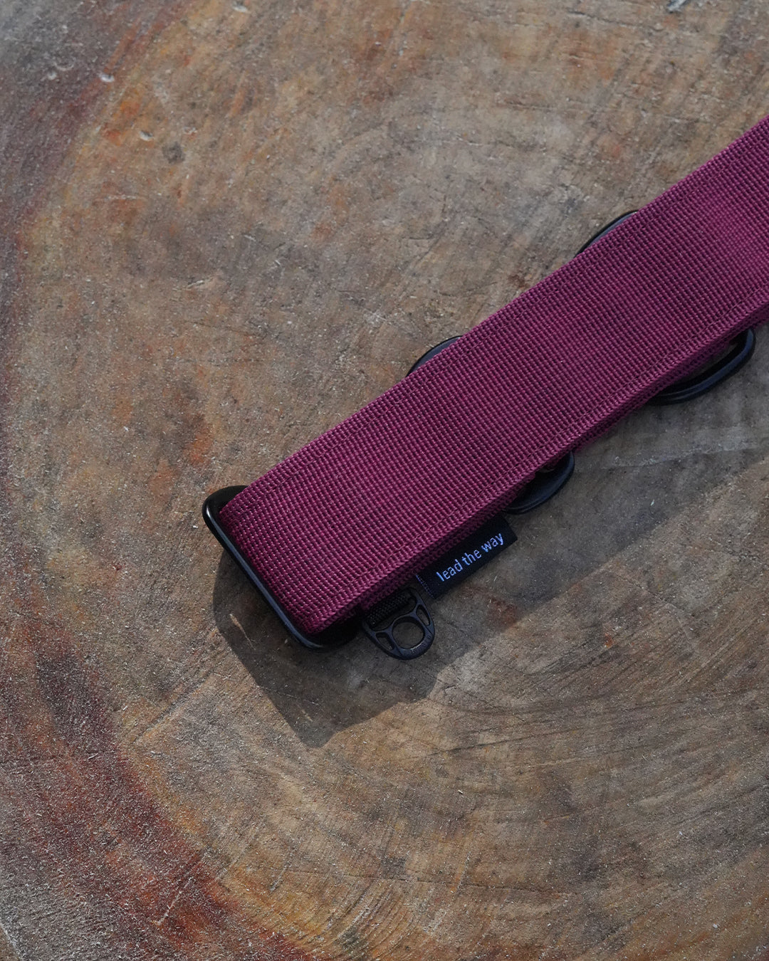 Burgundy Waterproof Martingale Dog Collar