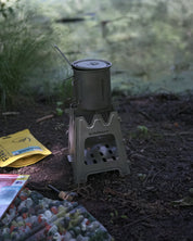 Folding Titanium Wood Stove