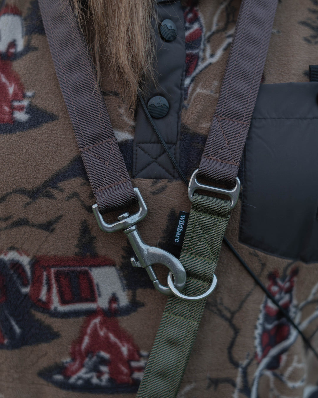 Hiraeth Waterproof Dog Flat Lead with Traffic Handles