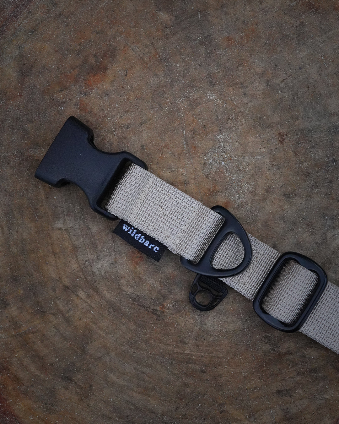 Khaki Waterproof Dog Collar