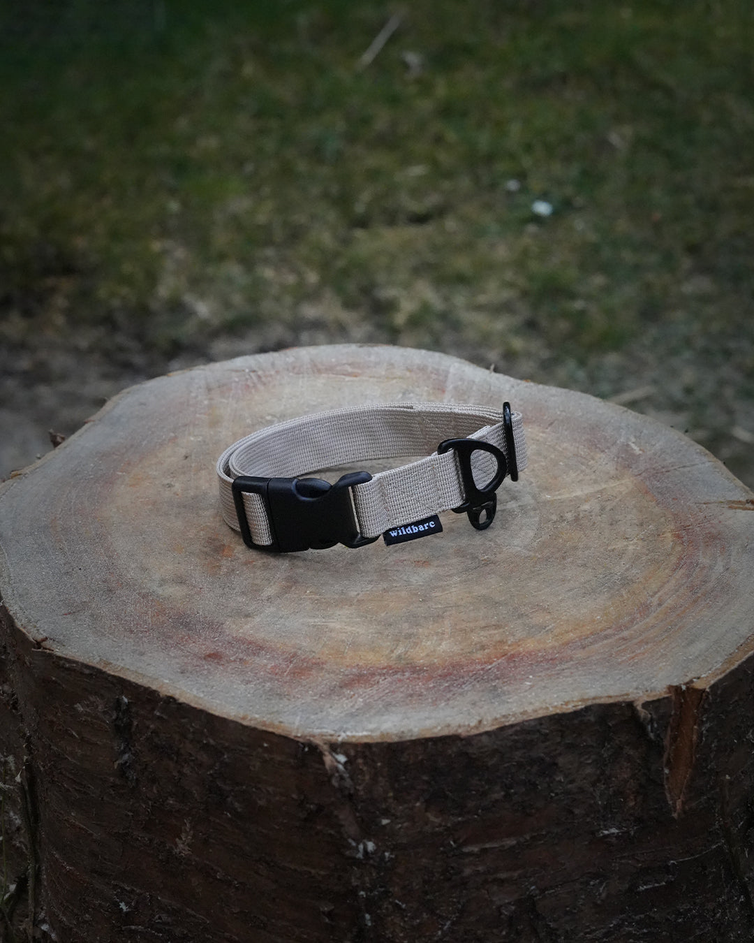 Khaki Waterproof Dog Collar