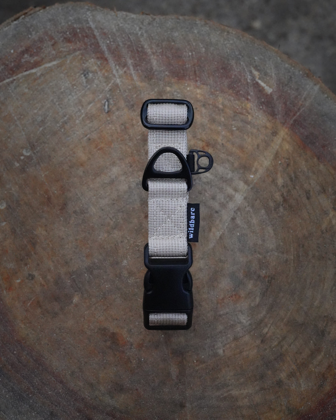 Khaki Waterproof Dog Collar