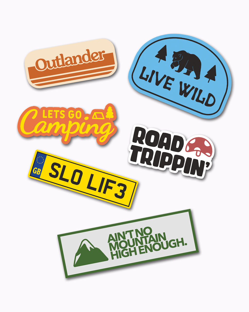 Wildbarc Roadtrip Sticker Pack