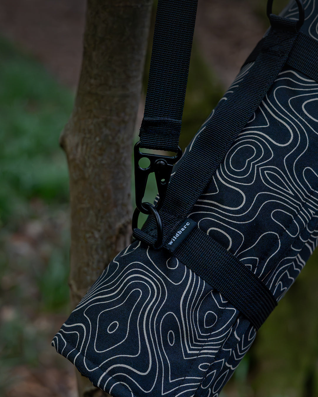 Topo Black Travel Dog Mat