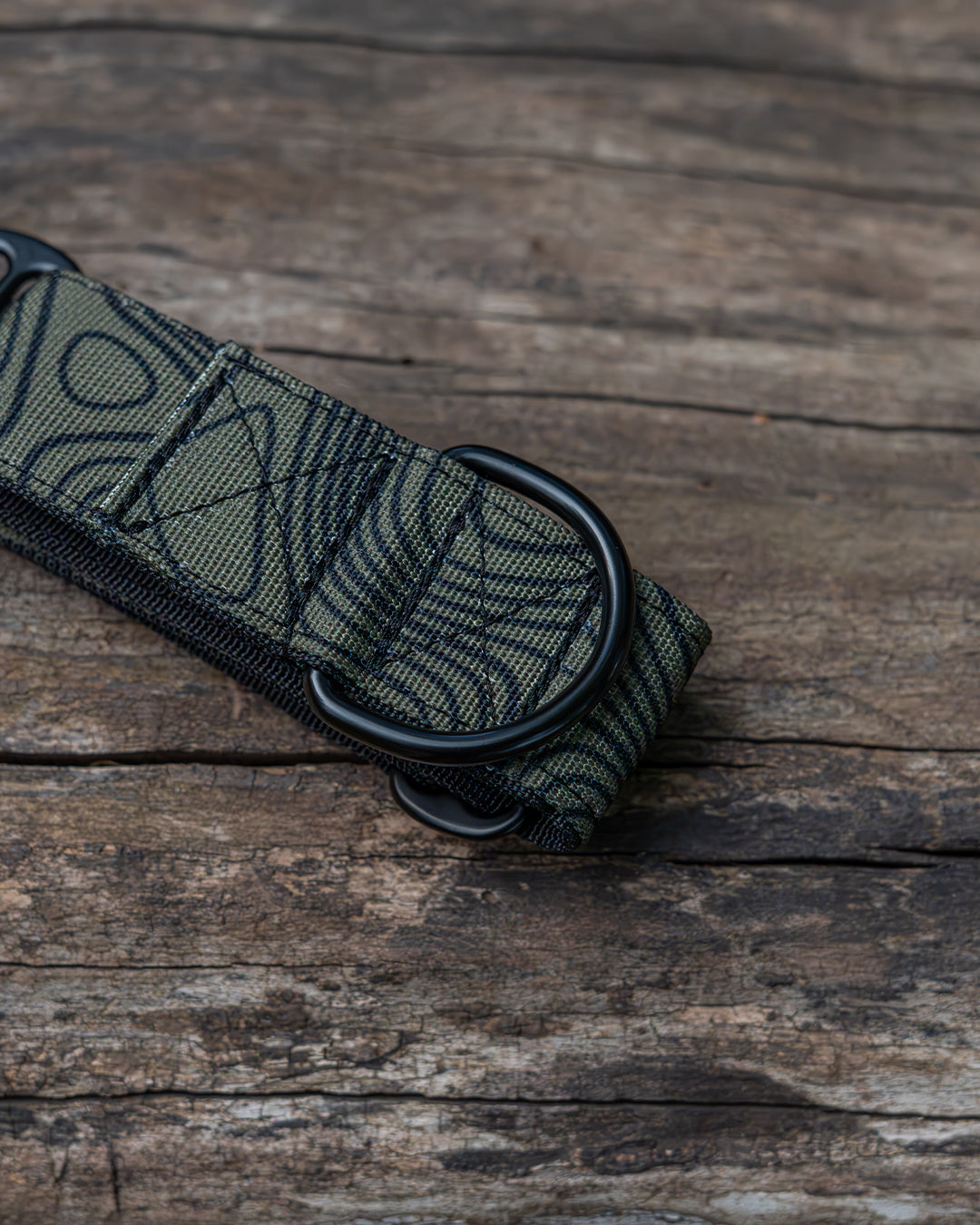 Topo Green Waterproof Martingale Dog Collar