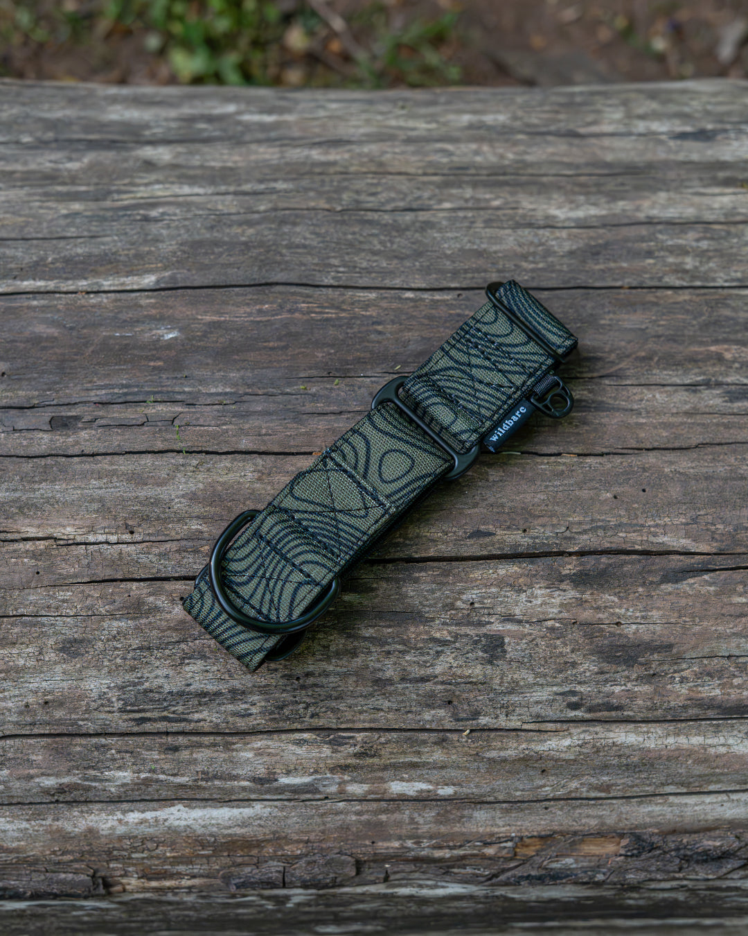 Topo Green Waterproof Martingale Dog Collar