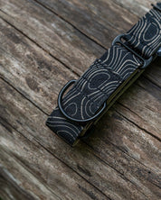 Topo Black Waterproof Martingale Dog Collar